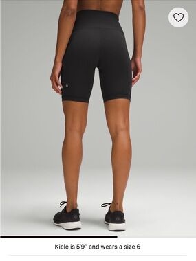 lululemon athletica High-Waist Black Bike Shorts